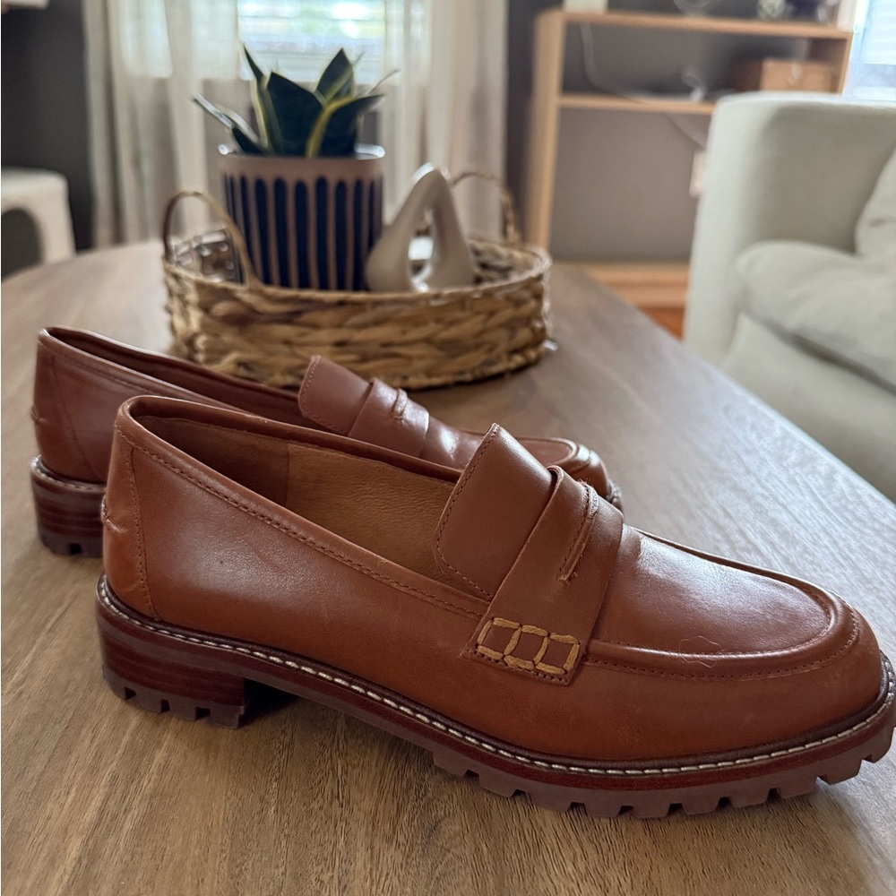 NWOT Madewell Corrine Lugsole Loafer Size 6 - Picture 5 of 6